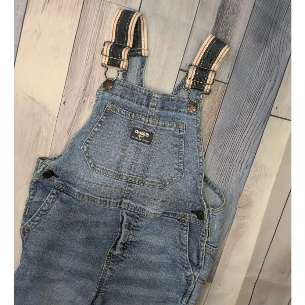 Oshkosh B'Gosh Bib Overalls Denim  Size 4T